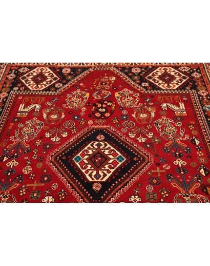 Tappeto Shiraz Persia marrone giallo 170x278