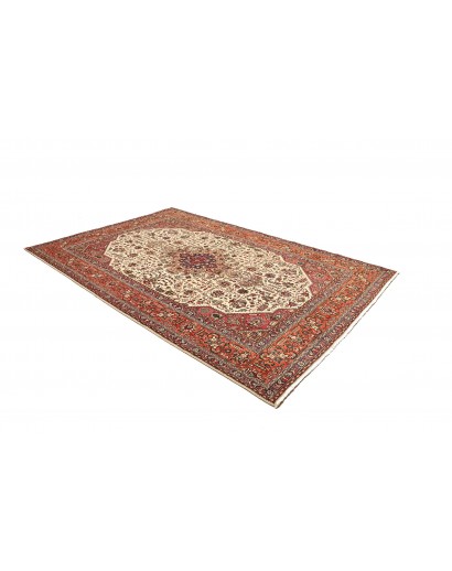 Tappeto Tabriz Persia marrone 203x302