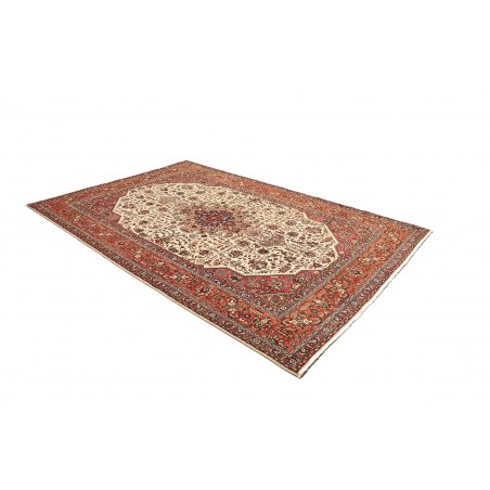 Tappeto Tabriz Persia marrone 203x302