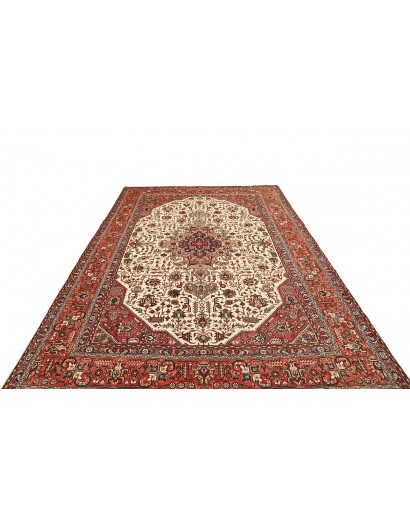 Tappeto Tabriz Persia marrone 203x302
