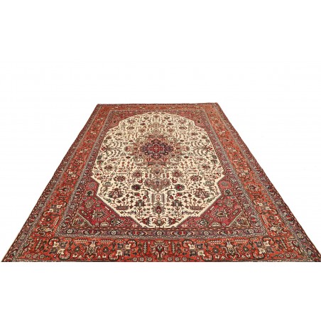 Tappeto Tabriz Persia marrone 203x302