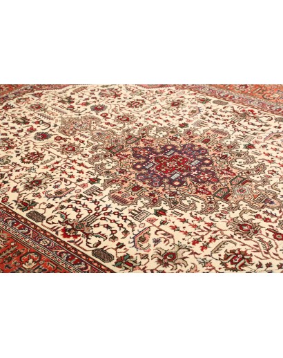 Tappeto Tabriz Persia marrone 203x302