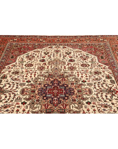 Tappeto Tabriz Persia marrone 203x302