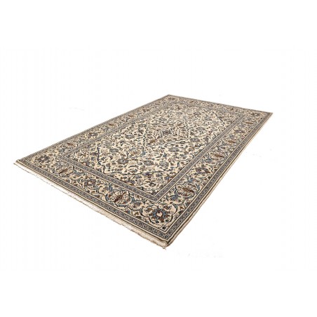 Tappeto Kashan Persia bianco marrone 196x310
