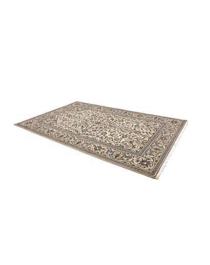 Tappeto Kashan Persia bianco marrone 196x310