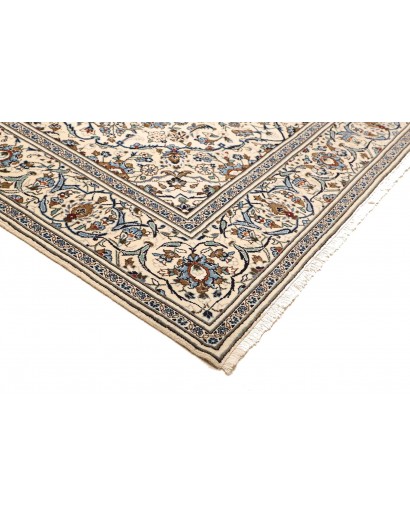 Tappeto Kashan Persia bianco marrone 196x310