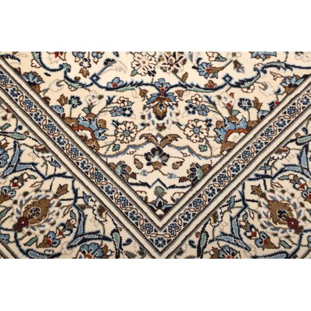 Tappeto Kashan Persia bianco marrone 196x310