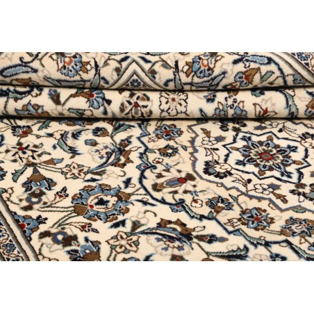 Tappeto Kashan Persia bianco marrone 196x310