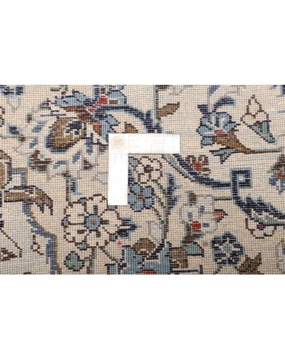 Tappeto Kashan Persia bianco marrone 196x310
