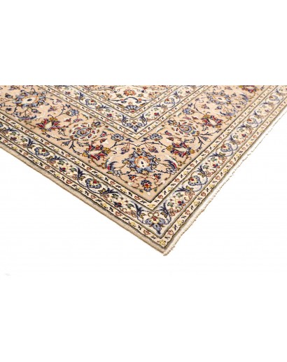 Tappeto Kashan Persia bianco grigio 202x322