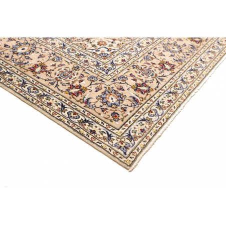 Tappeto Kashan Persia bianco grigio 202x322