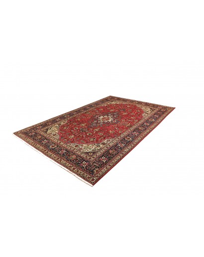 Tappeto Tabriz Persia marrone giallo 205x305