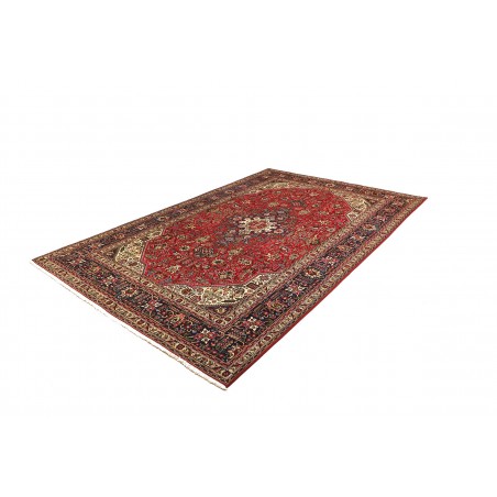 Tappeto Tabriz Persia marrone giallo 205x305