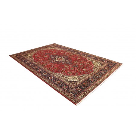 Tappeto Tabriz Persia marrone giallo 205x305