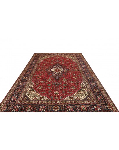 Tappeto Tabriz Persia marrone giallo 205x305