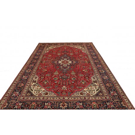 Tappeto Tabriz Persia marrone giallo 205x305