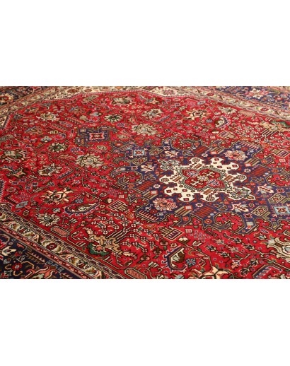 Tappeto Tabriz Persia marrone giallo 205x305