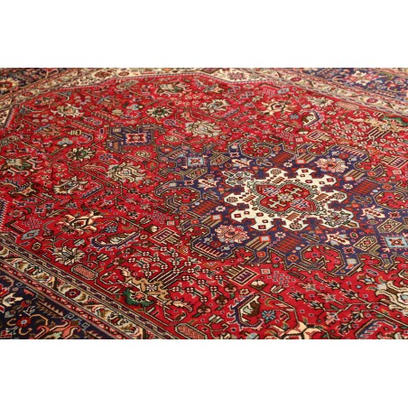 Tappeto Tabriz Persia marrone giallo 205x305