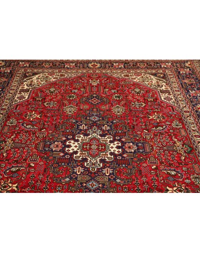 Tappeto Tabriz Persia marrone giallo 205x305