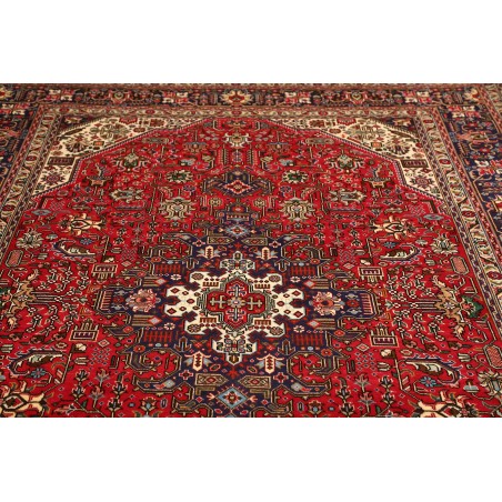 Tappeto Tabriz Persia marrone giallo 205x305