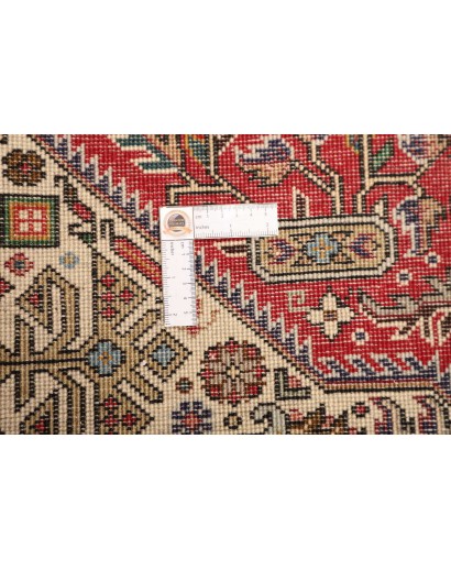 Tappeto Tabriz Persia marrone giallo 205x305