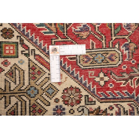 Tappeto Tabriz Persia marrone giallo 205x305