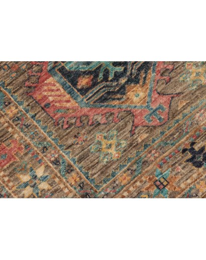 Tappeto Tribal Pakistan bianco 81x294