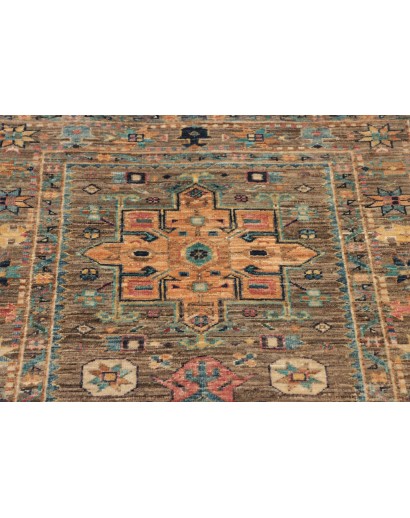 Tappeto Tribal Pakistan bianco 81x294