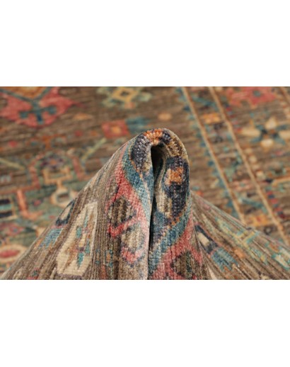 Tappeto Tribal Pakistan bianco 81x294