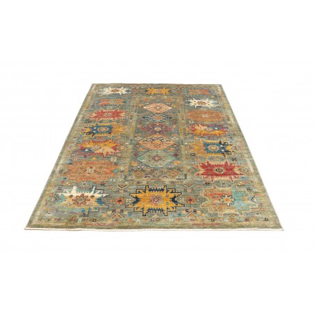 Tappeto Tribal Pakistan marrone bianco 151x199