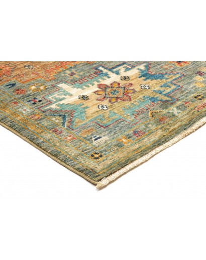 Tappeto Tribal Pakistan marrone bianco 151x199