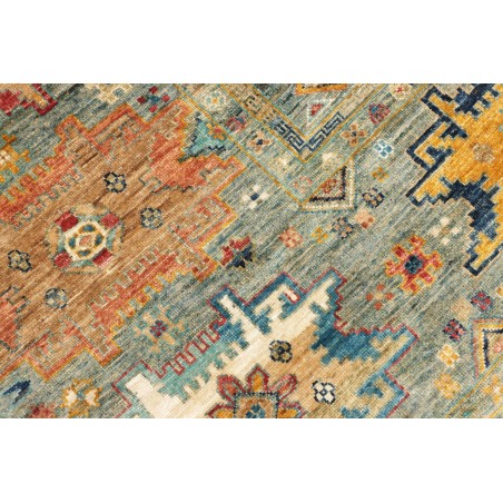 Tappeto Tribal Pakistan marrone bianco 151x199