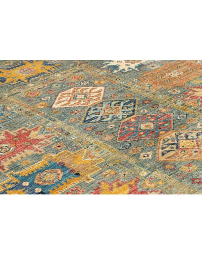 Tappeto Tribal Pakistan marrone bianco 151x199