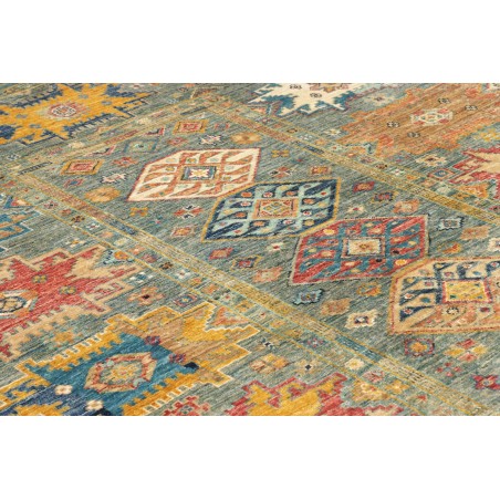 Tappeto Tribal Pakistan marrone bianco 151x199