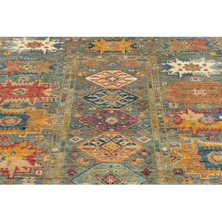 Tappeto Tribal Pakistan marrone bianco 151x199