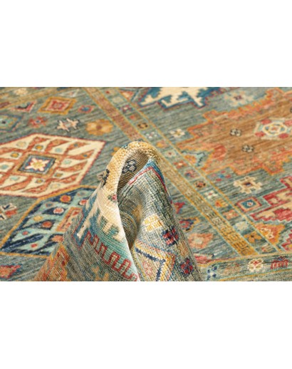 Tappeto Tribal Pakistan marrone bianco 151x199