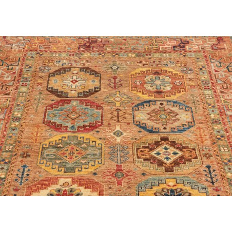 Tappeto Tribal Pakistan marrone 147x199