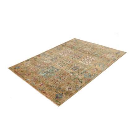 Tappeto Tribal Pakistan marrone grigio 147x205