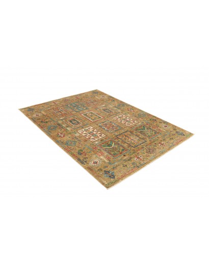 Tappeto Tribal Pakistan marrone grigio 147x205