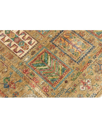Tappeto Tribal Pakistan marrone grigio 147x205