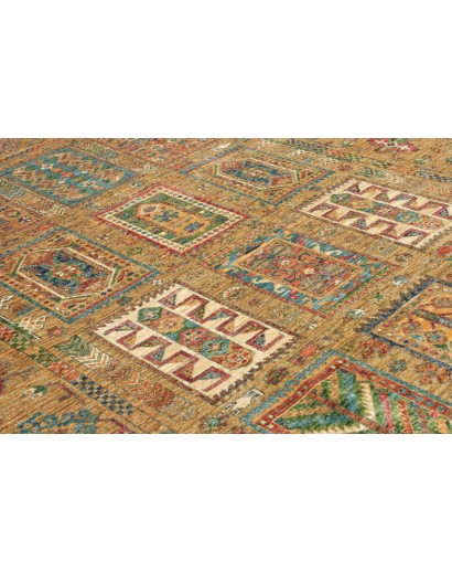 Tappeto Tribal Pakistan marrone grigio 147x205
