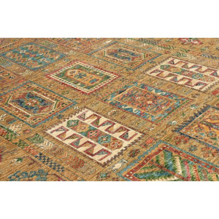 Tappeto Tribal Pakistan marrone grigio 147x205