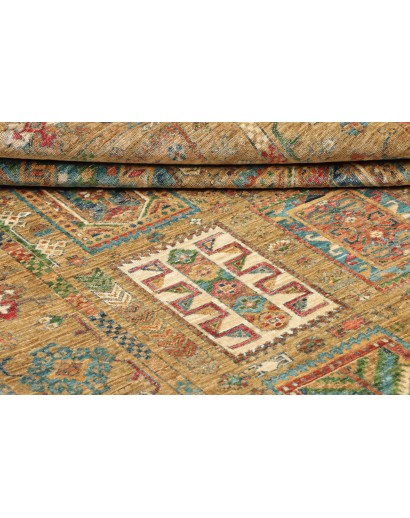 Tappeto Tribal Pakistan marrone grigio 147x205