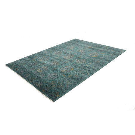Tappeto Tribal Pakistan azzurro grigio 166x239