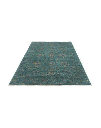 Tappeto Tribal Pakistan azzurro grigio 166x239