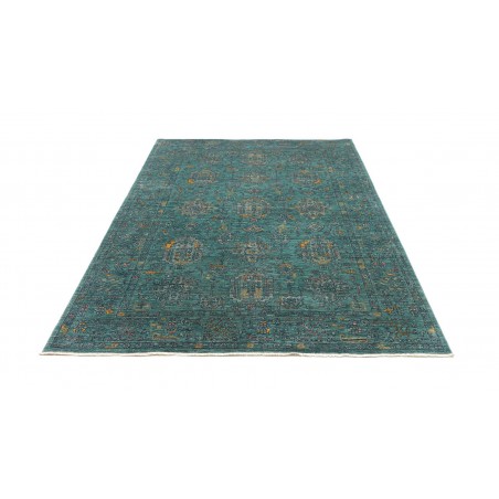 Tappeto Tribal Pakistan azzurro grigio 166x239