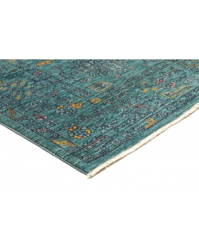 Tappeto Tribal Pakistan azzurro grigio 166x239