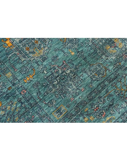 Tappeto Tribal Pakistan azzurro grigio 166x239