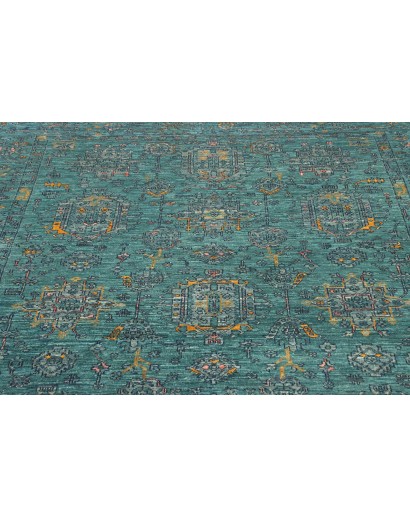 Tappeto Tribal Pakistan azzurro grigio 166x239