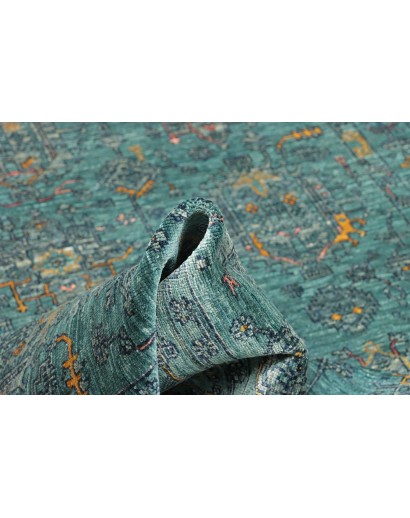 Tappeto Tribal Pakistan azzurro grigio 166x239